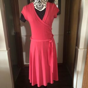 BNWT super soft, coral, knit dress
